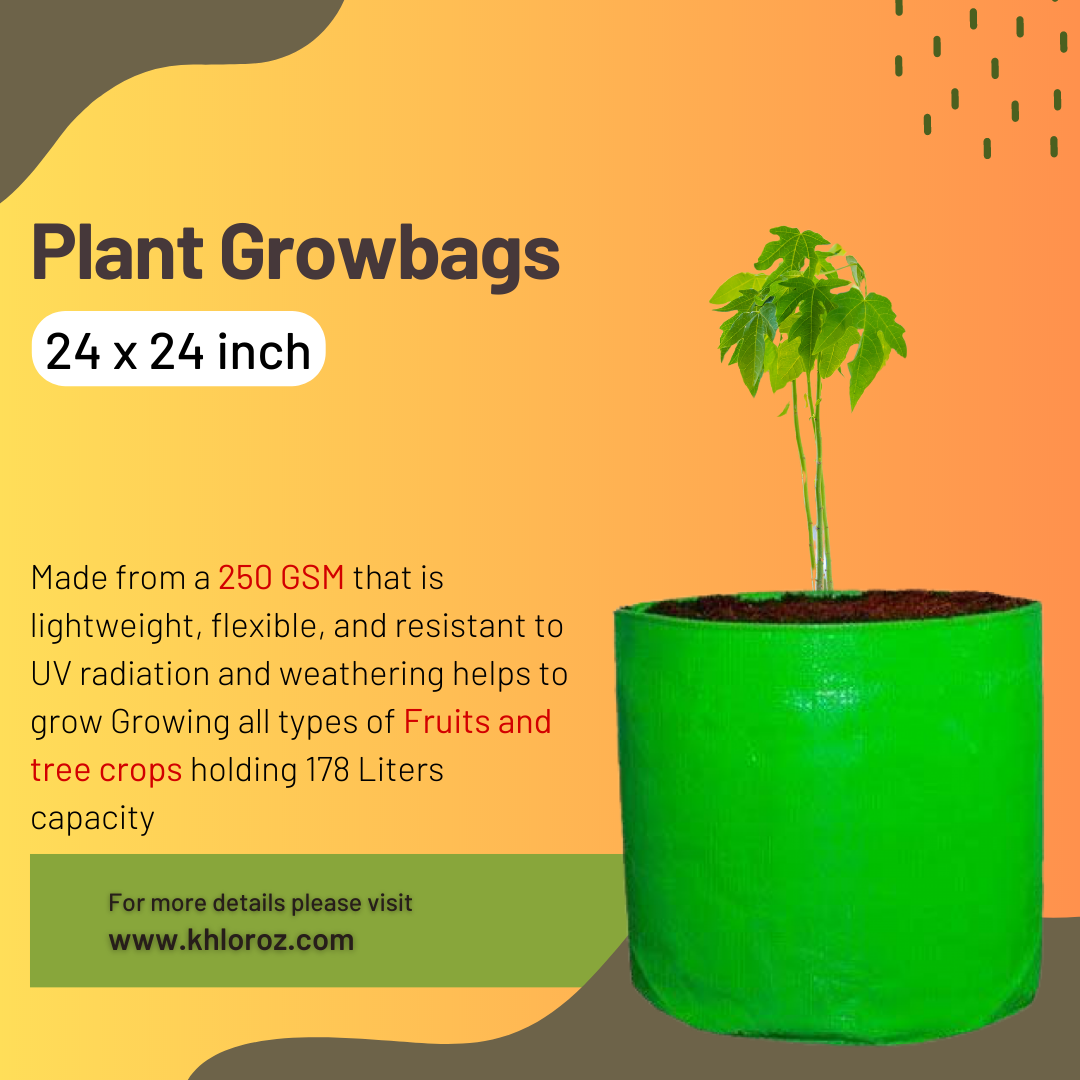 24″ X 9″ HDPE Spinach Grow Bag