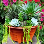 Oval Plant Pot | 11.5 Inch | Matte Finish Planter with Drain Hole | Ideal for Herbs & Succulents |