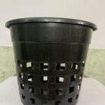 7 Inch | Orchid Pot | Black | Round bottom